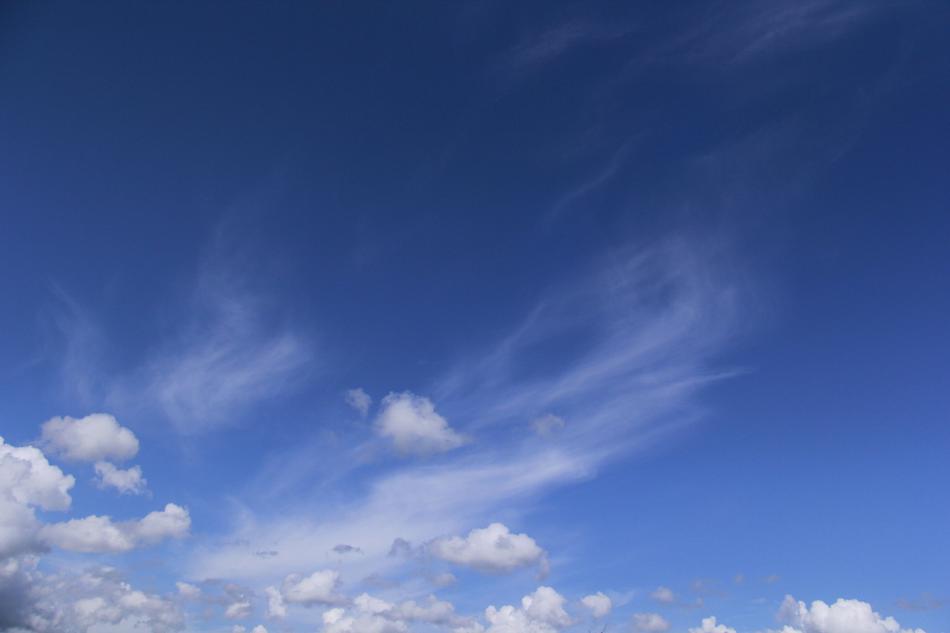 Sky Blue And White