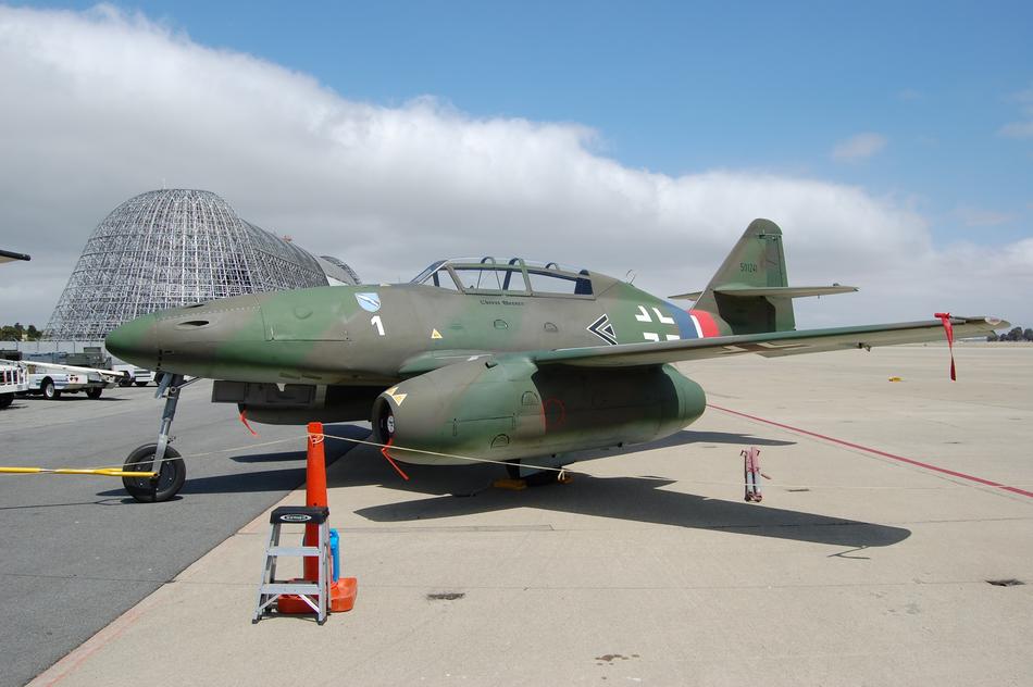 The green plane is on the site