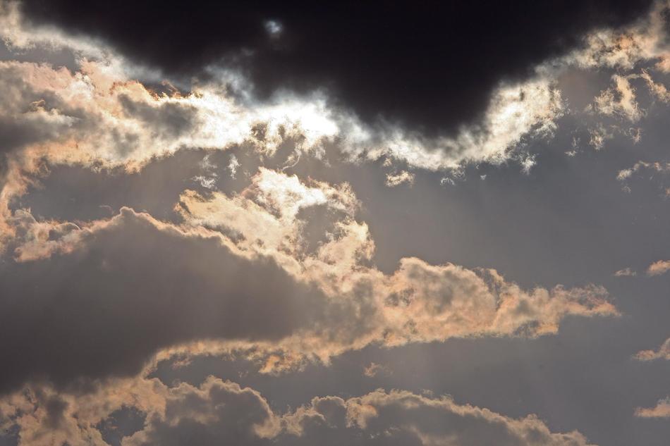 Glistening Clouds Sky