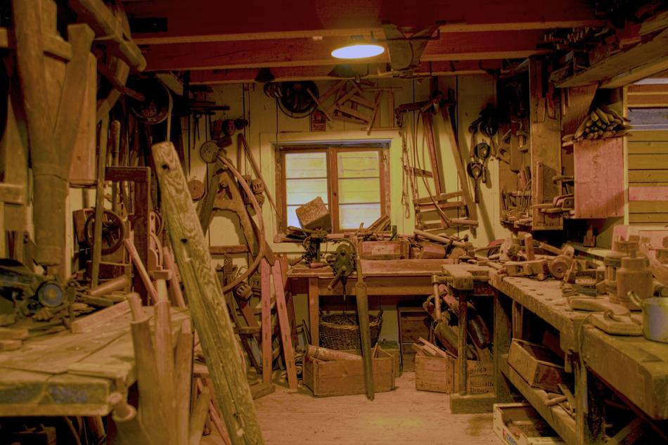blanks in the carpentry shop