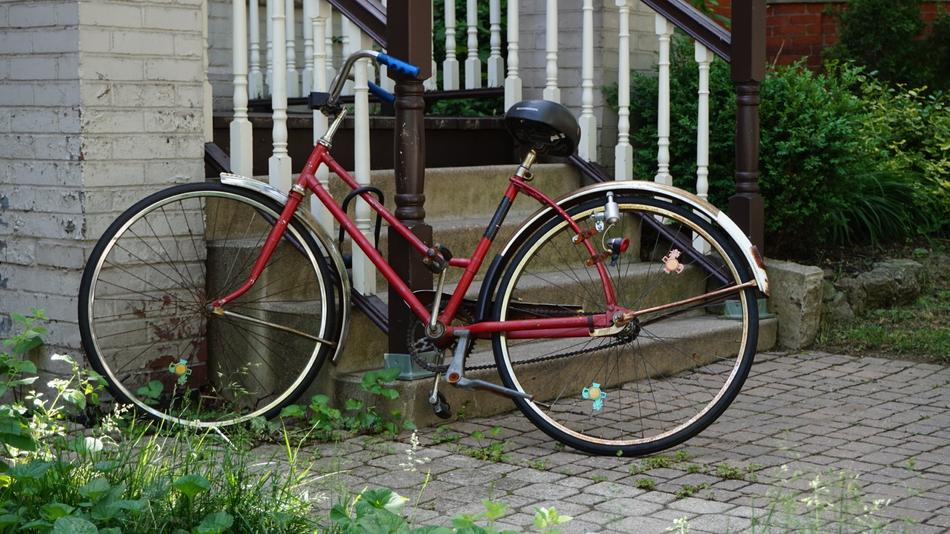 Bicycle Outside Old
