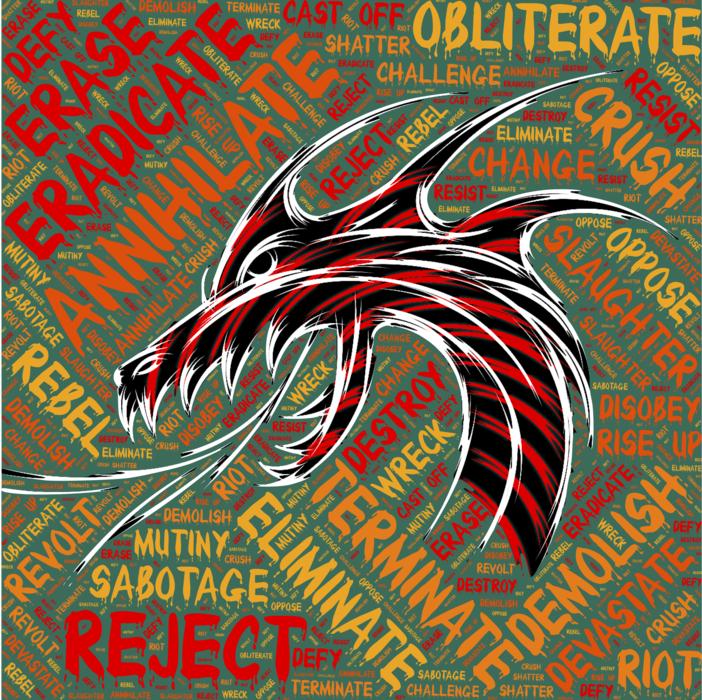 hatred spite anger rage dragon