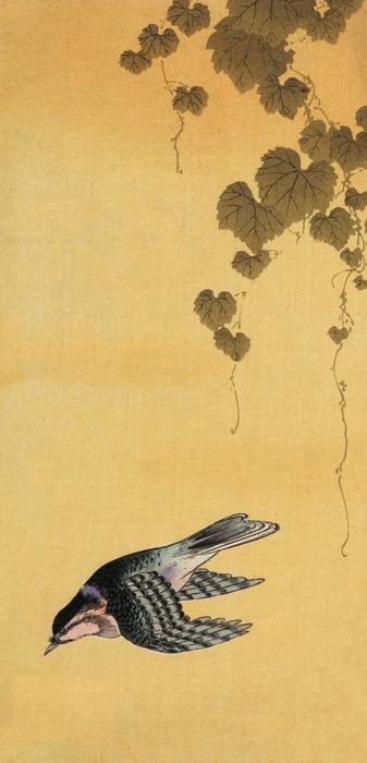 birds on a yellow background
