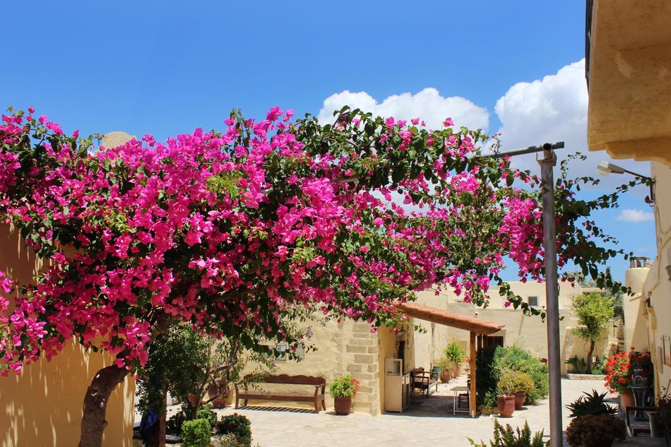 Greece Crete Monastery Moni