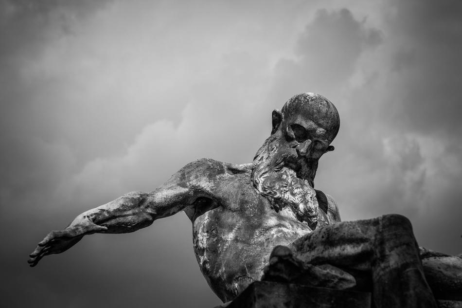 Cloudy Overcast Sculpture
