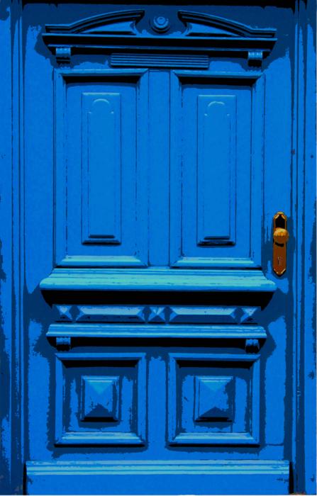 door input output front