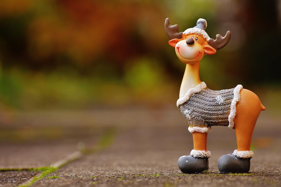 Moose Christmas Motif