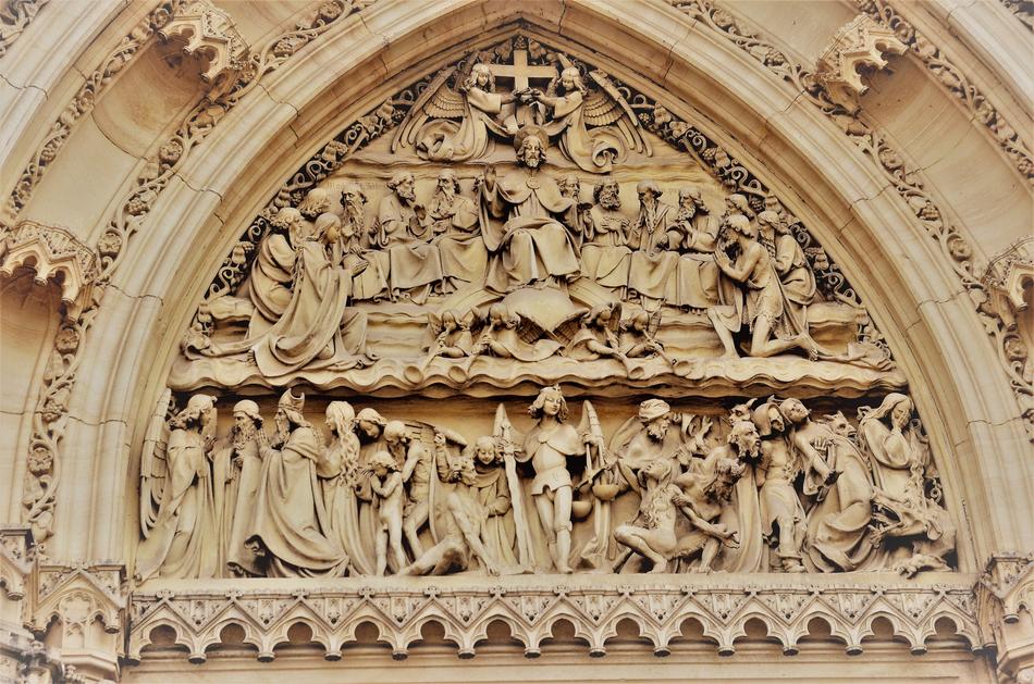 unusually beautiful Sculptured Portal of Architecture