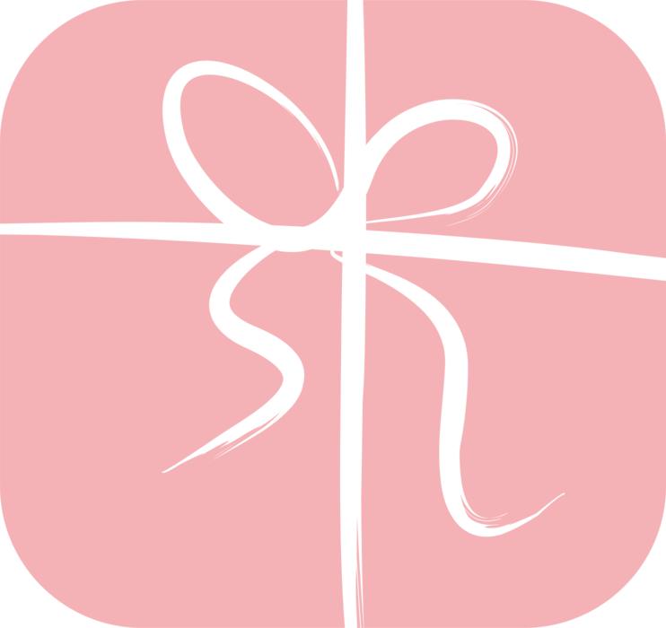 the gift of a pink drawing