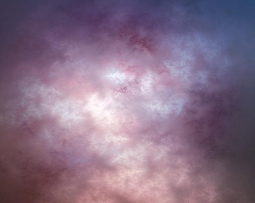 Fraktals Nebula Himmel
