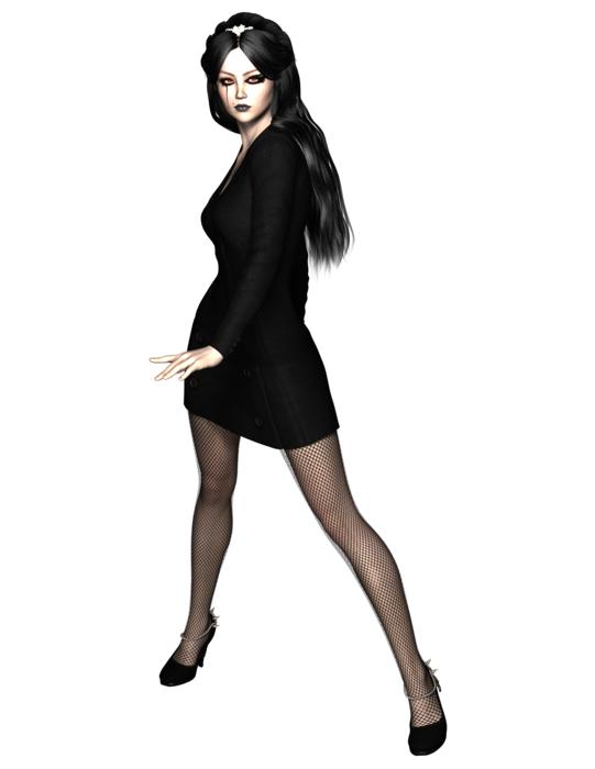 dark gothic woman lady girl