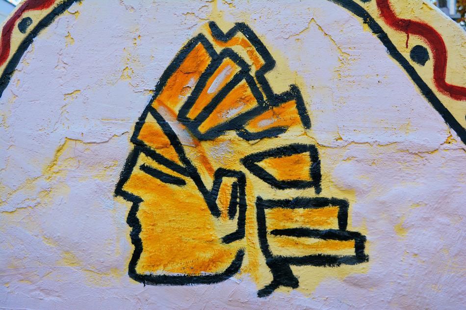 Painting Mural Aztec