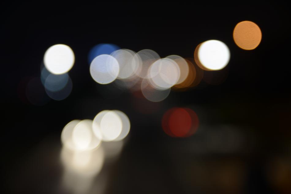 Bokeh Night Light Mens Wool