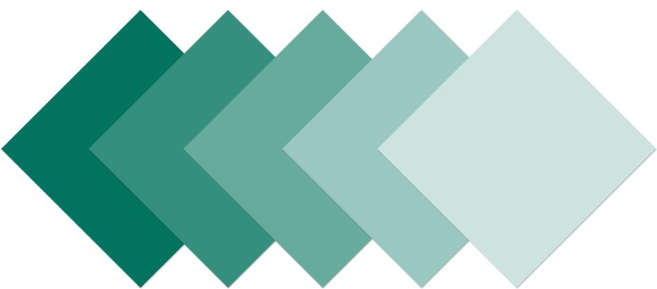 geometric green shapes