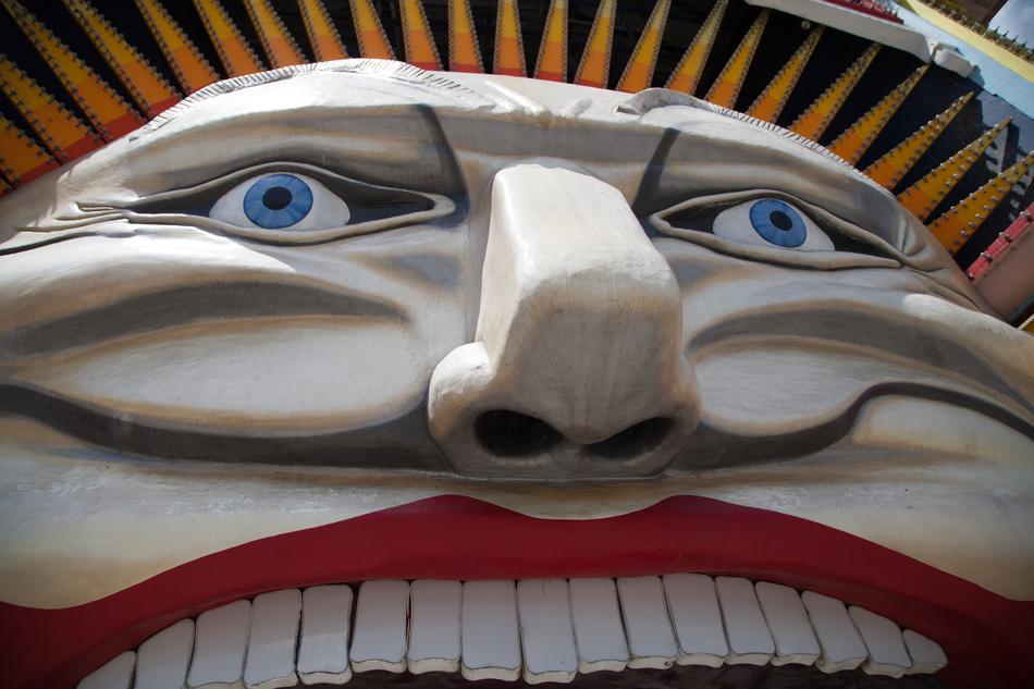The face of the attraction