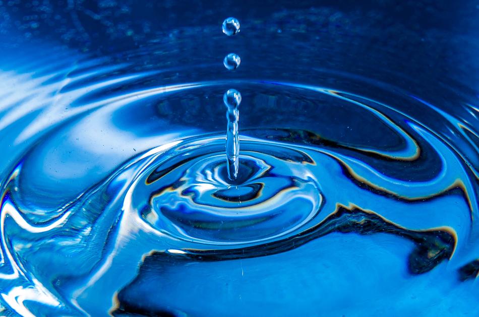 Water Drop Of Macro