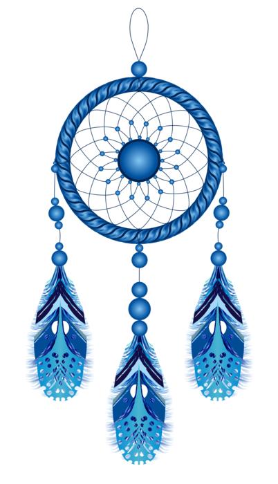 dream catcher native american blue