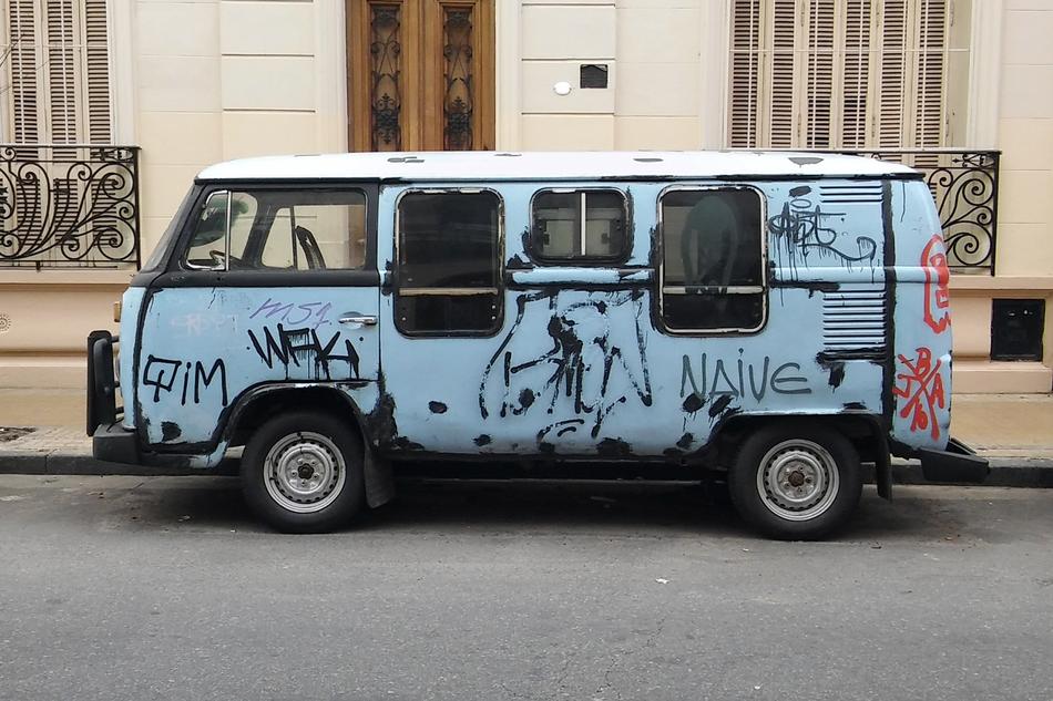 Van Volkswagen Vw Hippie