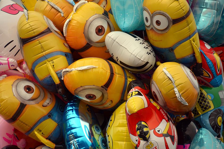 funny balloons a lot