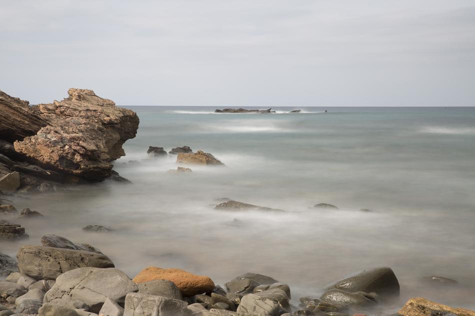 seascape with rocks