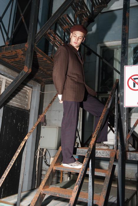 Male Model Fire Escape