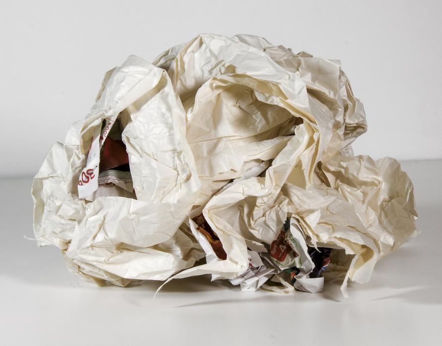 Theres a lot of white rags lying around