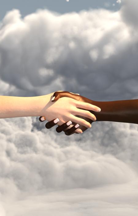 handshake hold tight trust hand