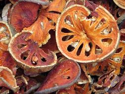 Dried tropical fruits