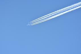 Aircraft Contrail Sky
