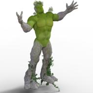 fairy tale character, render, anthropomorphic tree