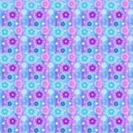 purple magenta flowers light blue background