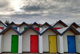Beach Huts row