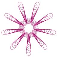 clipart of spirograph pattern circle design
