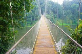 long bridge over the lake