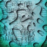 background scrapbooking paper text blue