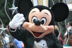 mickey mouse at disneyland costume