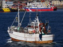 Norwegian Fishing Boat Heading Out