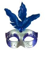 blue carnival mask masquerade