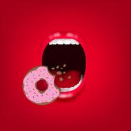 Frame Eat Snacks Mouth Oral