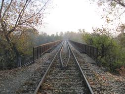 Bridge Rails Railway The