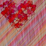 background scrapbooking paper heart herts
