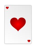 hearts pattern card game