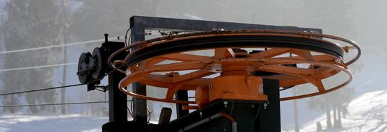 Ski Lift Transport Skilift Wheel