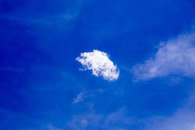 Cloud Sky Blue Dark