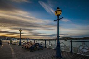 Swanage Bay Pier Ocean