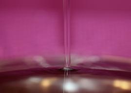 Water Faucet pink Background