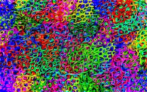 crass bunt color cheerful joy