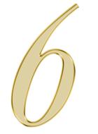 number six digit background