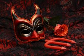 Mask Carnival Mysterious Close