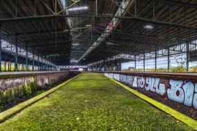 Railway Station Goods grenn grass